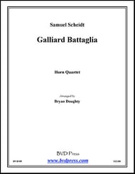 GALLIARD BATTAGLIA HORN QUARTET P.O.D. cover